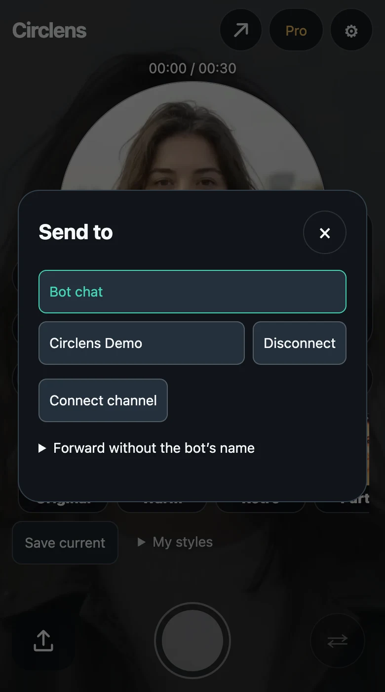 Manage destinations and connect a channel